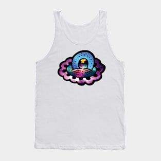 Purple Shaped Nothing Tank Top